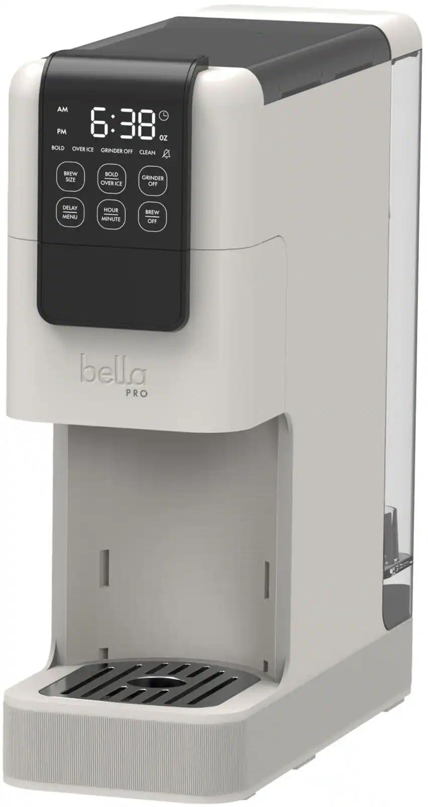 bella PRO - Perfect Grind Programmable Single-Serve Coffee Maker with Integrated Burr Grinder - OatMilk