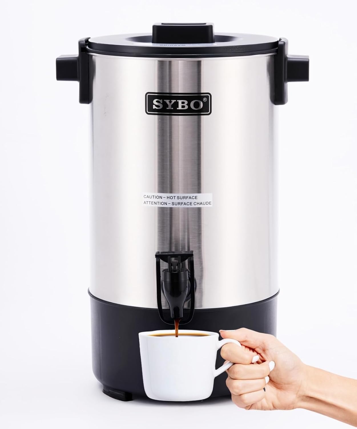 SYBO Stainless Steel 20-40 Cups Coffee Airpot | Wayfair RCM035A