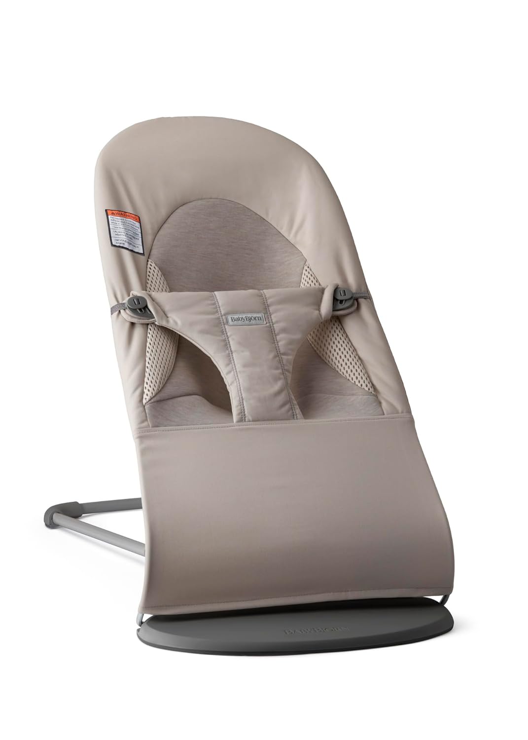 BabyBjorn Bouncer Balance Soft, Woven/Jersey, Tri-Fabric, Sand Grey