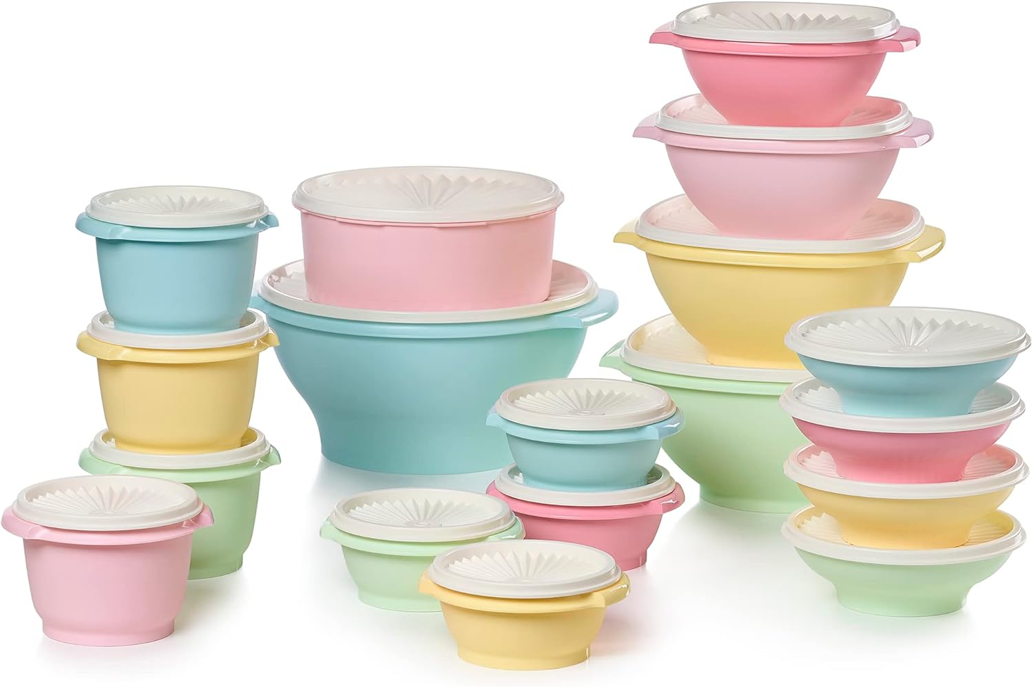 Tupperware Heritage Collection 16 Container Set with Lids. Food Storage Containers  Set of 32