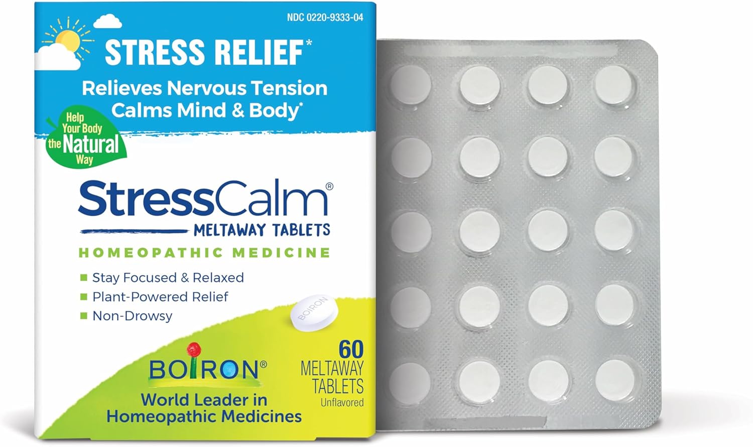 Boiron StressCalm Meltaway Tablets, 60 CT