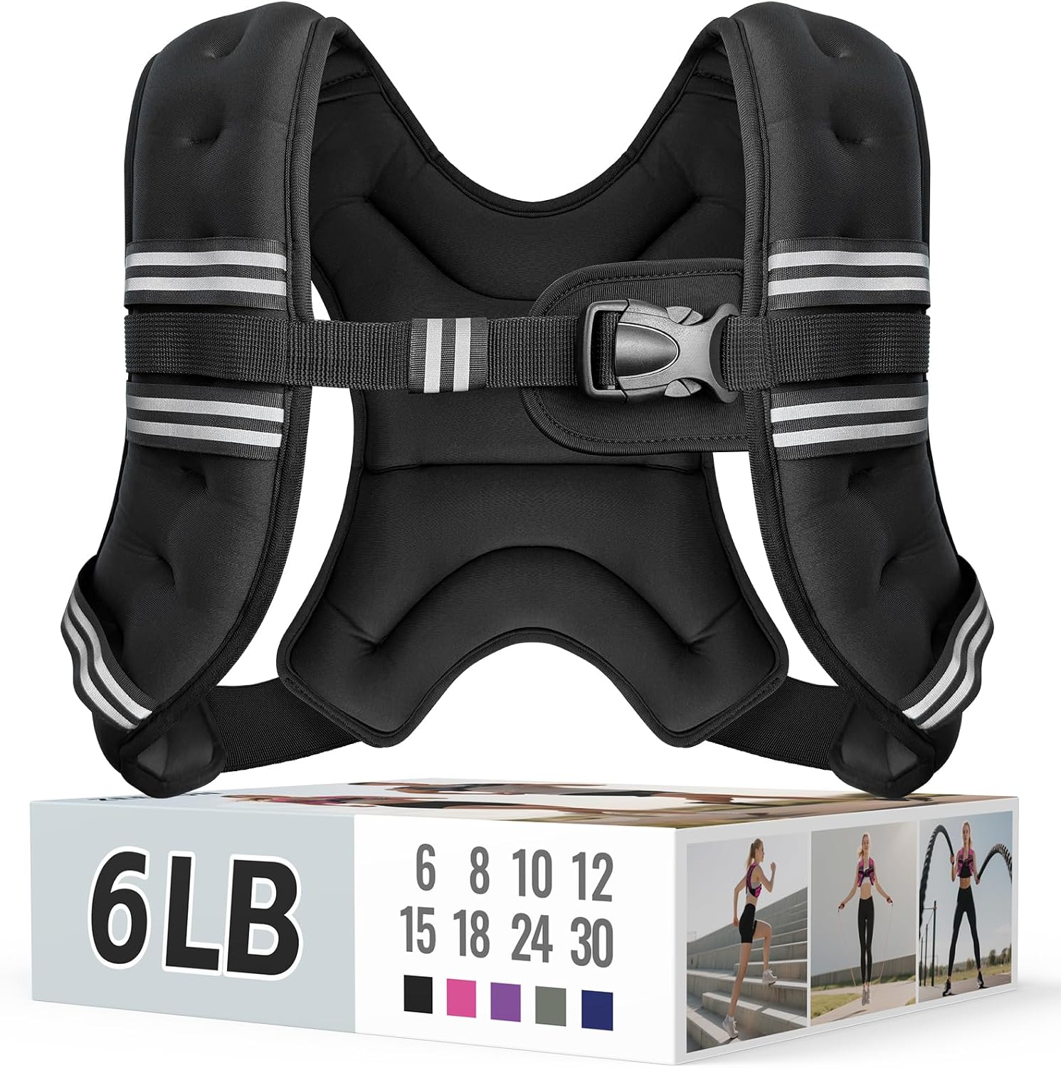 ZeeRun 15lb Pink Weighted Vest in Box and Fuff Weighted Vest ...