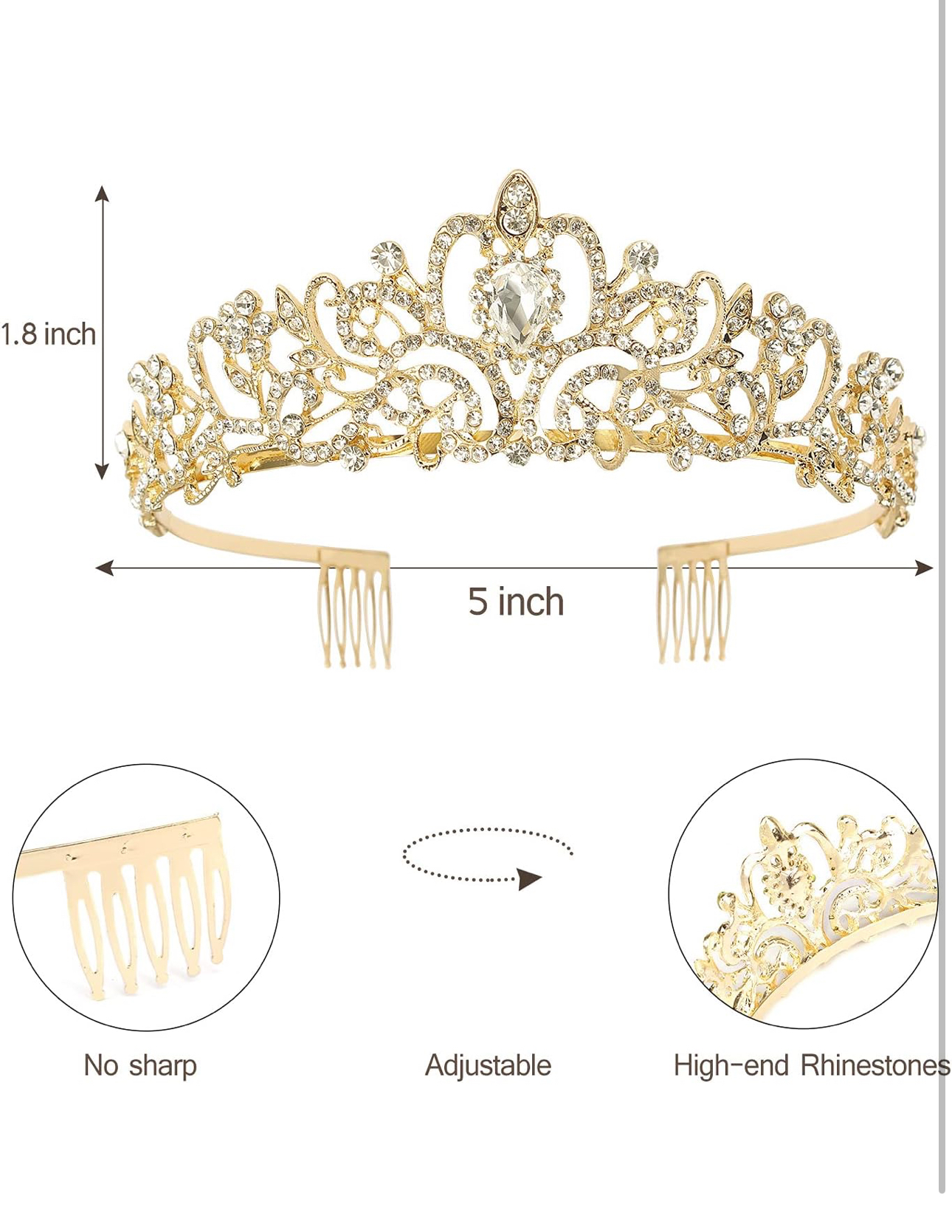 Velscrun Happy Birthdayrt Queen AB Silver Tiara Crowns for Women,  Sash, Party Favors & Decorations