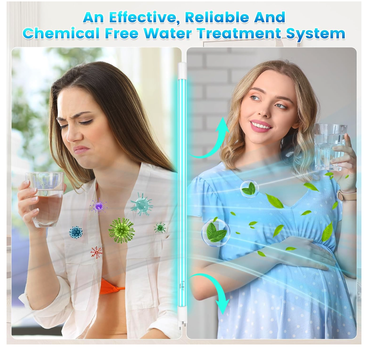 S410RL-HO for VIQUA Replacement Üν Lamp for VIQUA VH410 system, Üν Bulb 100% Compatible with VH410, VH410M, SC-410, SCM-410, SPV-410, SP410-HO, and SPV-8 Systems, Rated Time 18,000h, 1 Pack