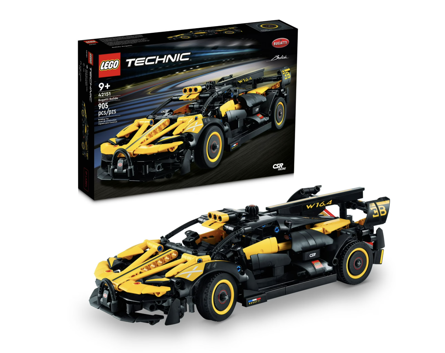 Technic Bugatti Bolide Building Toy Set (905 Pieces)