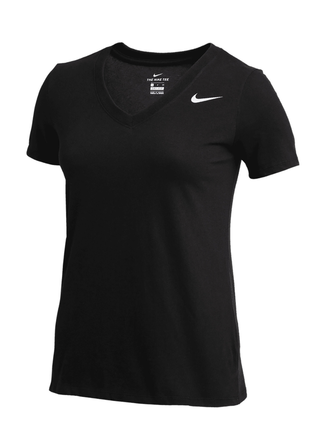 XL - Nike Women's Dry V-Neck T-Shirt-black