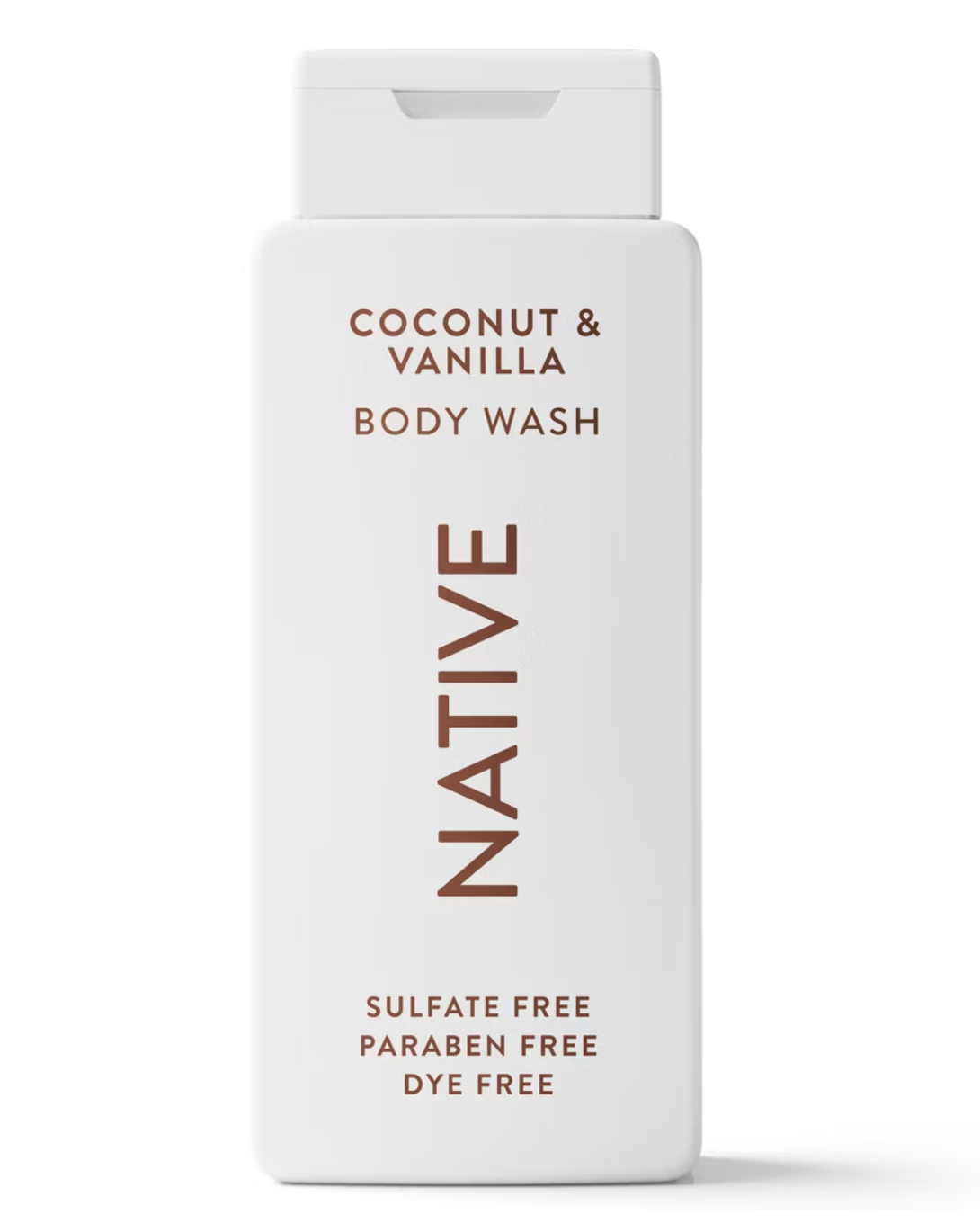 Native Body Wash, 18 OZ, Coconut & Vanilla