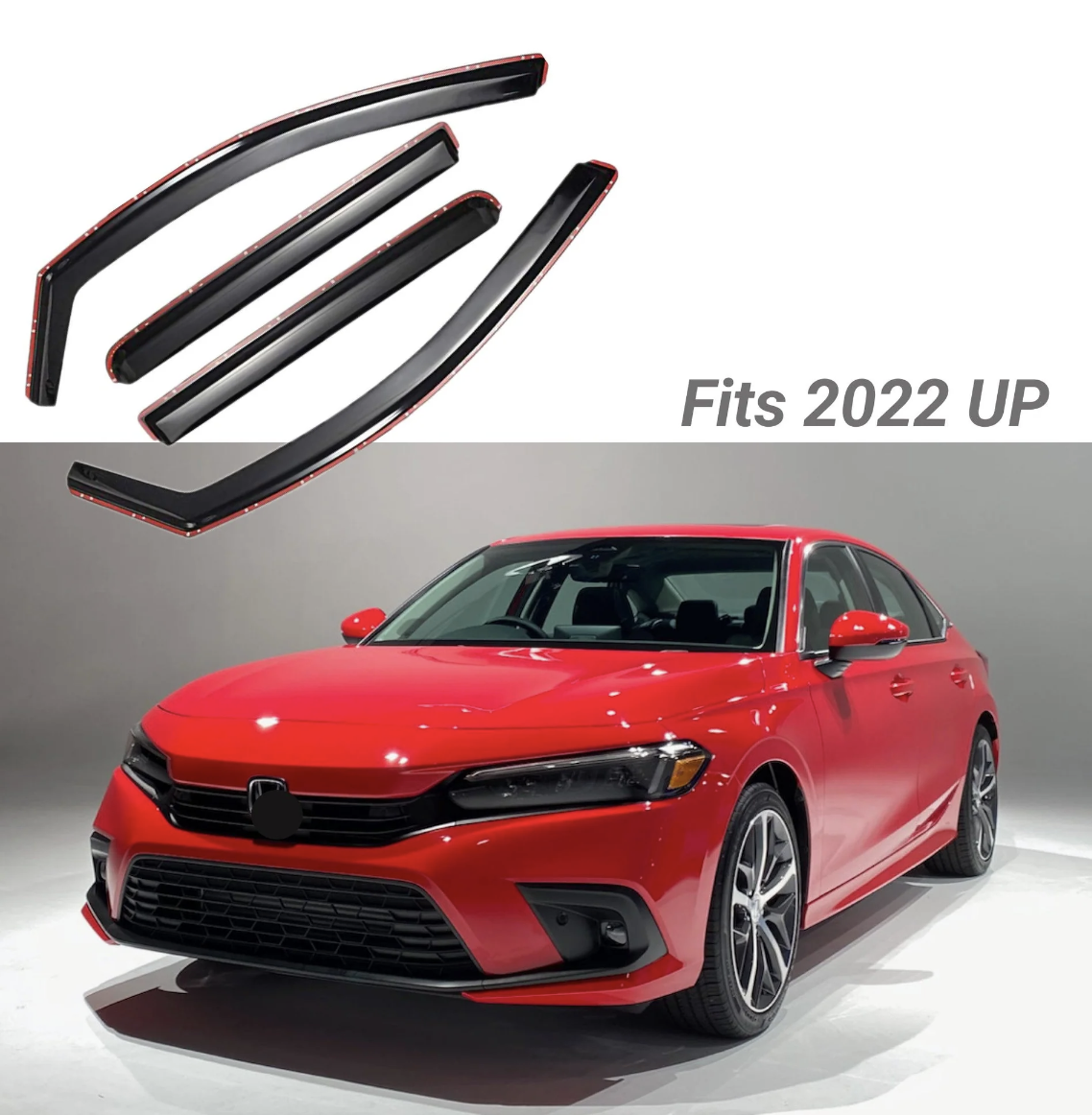 2023 Honda Civic Deflectors, Shades & Visors | NAPA Auto Parts