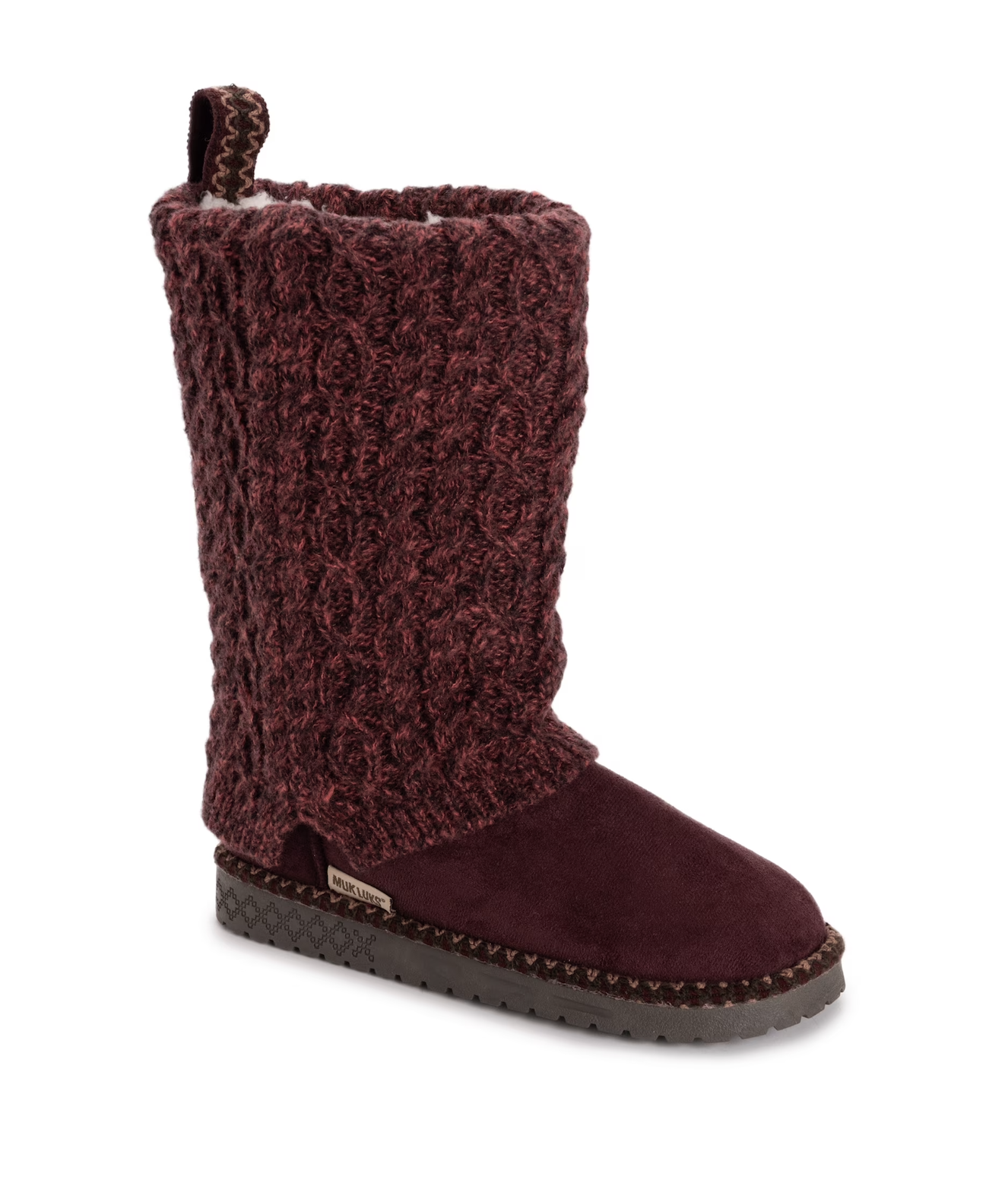 MUK LUKS Women's Jackie Boot, Wide size 10