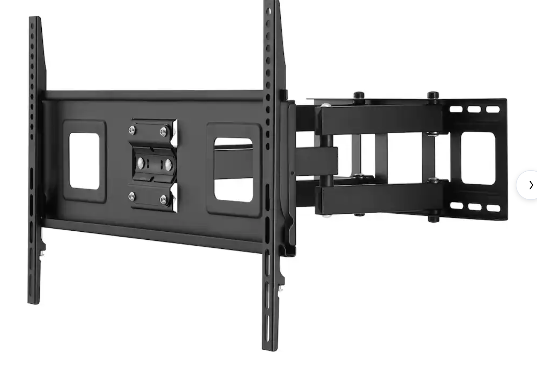 BestBuy essentials Full Motion TV Wall Mount for 47 84 TVs - Black (3B)
