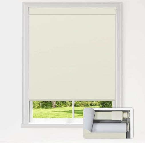 Blackout Roller Shades Cordless Blinds for Windows,