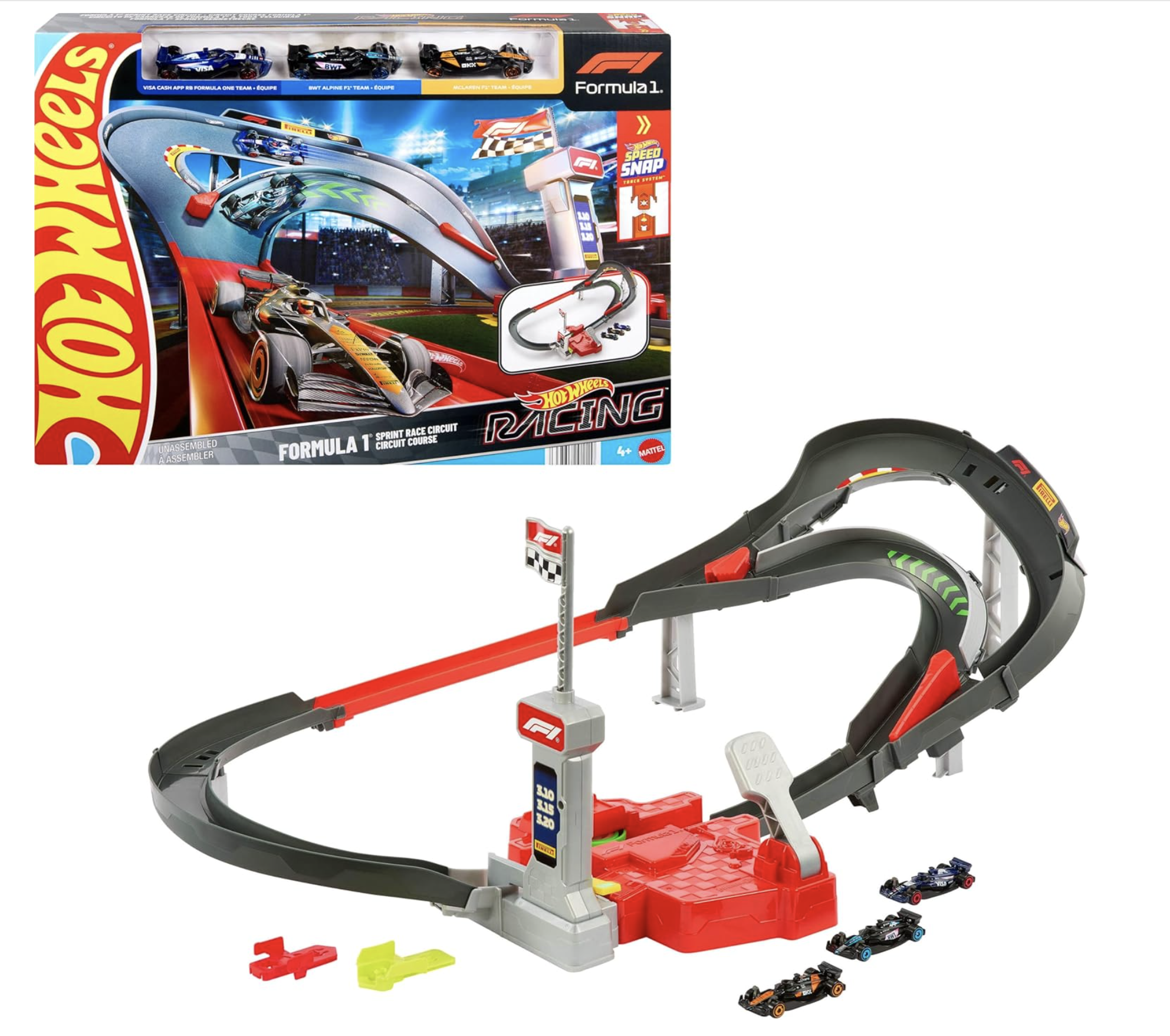 Hot Wheels Racing Formula 1 Sprint Race Circuit Track Set