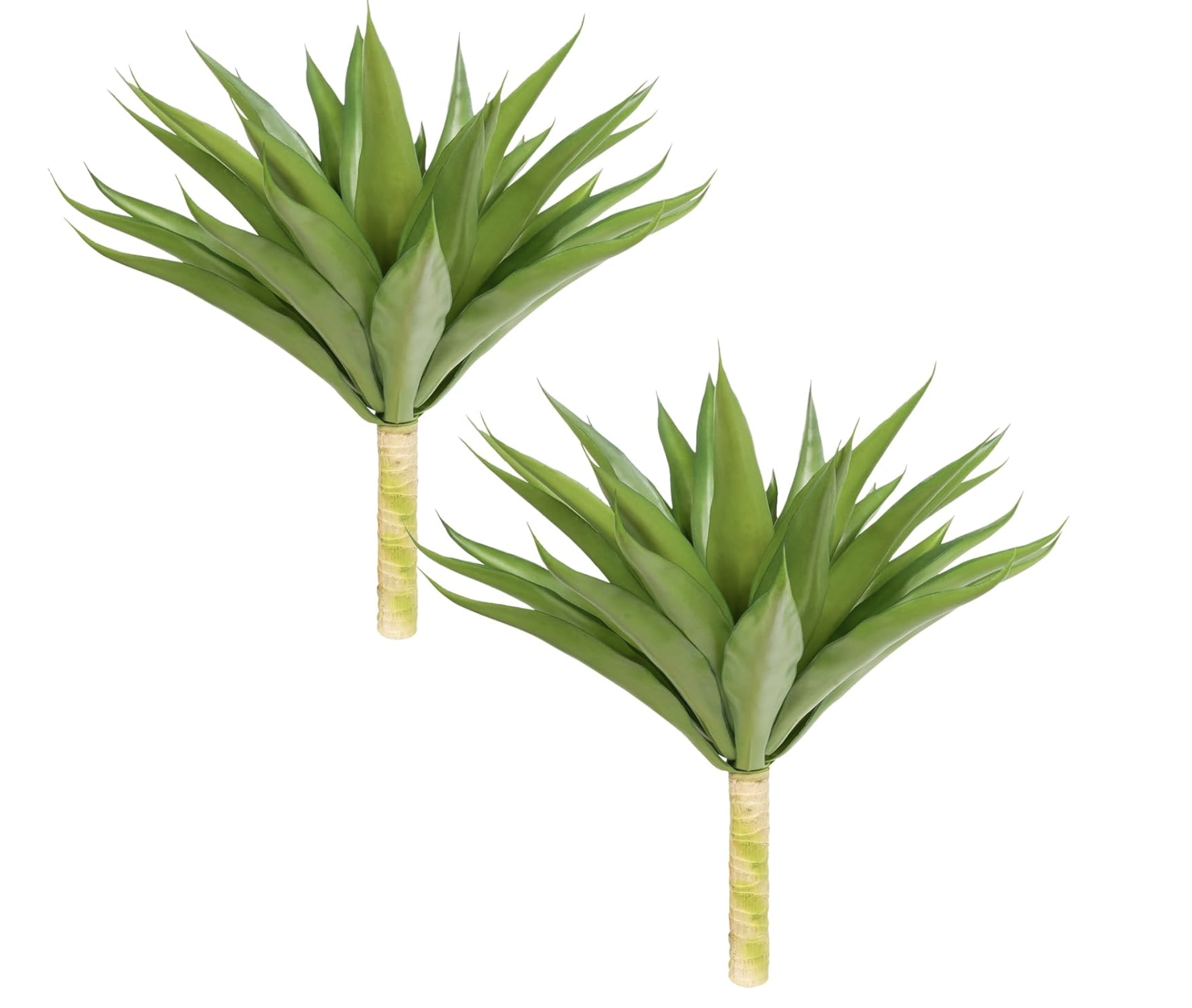 Size 21 Velener Artificial Agave Plant,, Faux Aesthetic Plants for Home Decor, Realistic UV Resistant Fake Agave Plants Without Pot,