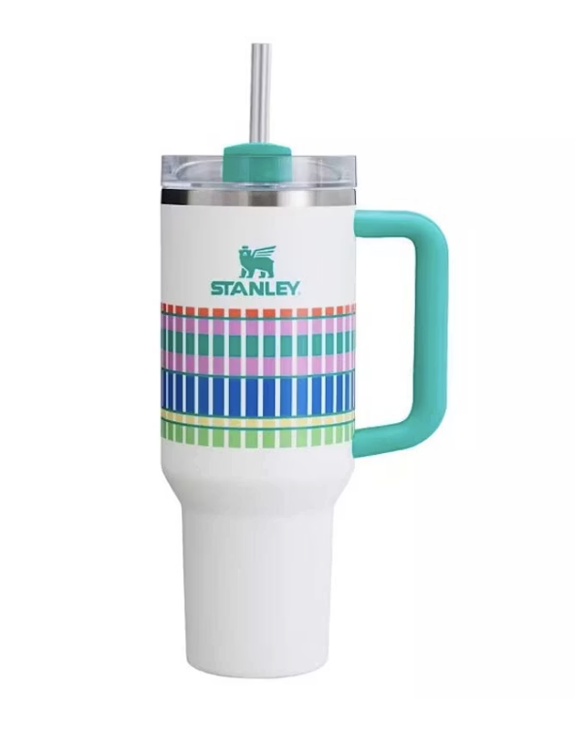 STANLEY Quencher H20 FlowState Stainless Steel Vacuum Insulated Tumbler with Lid and Straw for Water  Iced Tea or Coffee Summe