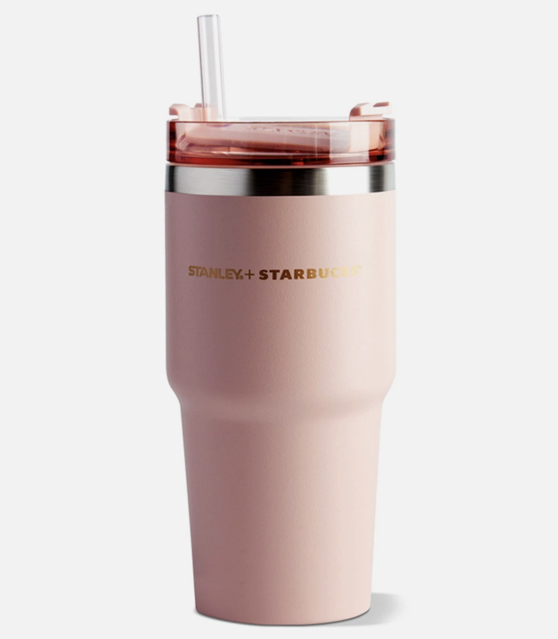 Stanley Starbucks Limited Quencher Drive Thru 20oz Pink Tumbler