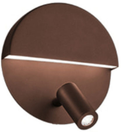 Arnsberg Mario Indoor Wall Mount with Spotlight Bronze