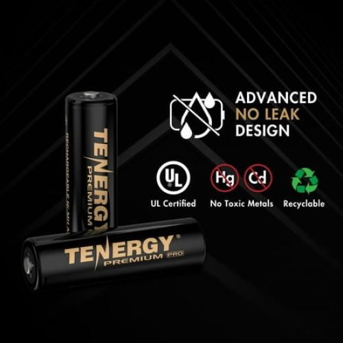 Tenergy Premium PRO Rechargeable AA and AAA Batteries Combo, High Capacity Low Self-Discharge 2800mah AA and 1100mAh NiMH AAA Battery, 8 Pack, 4 AA and 4 AAA