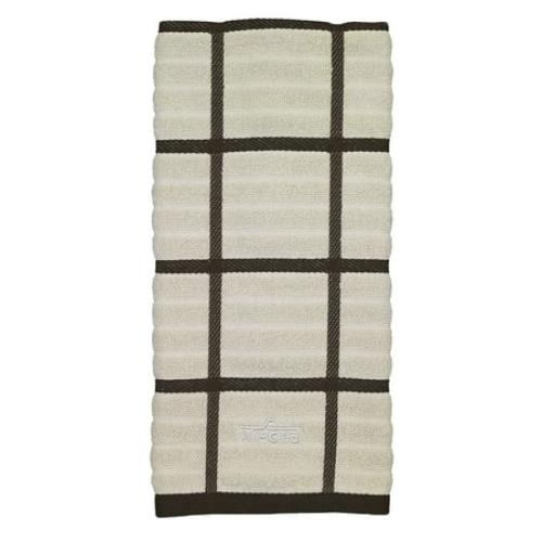All-Clad Checked Cotton Kitchen Towel, Almond