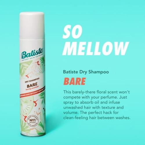 Batiste Dry Shampoo, Bare Fragrance, 10.10 fl oz
