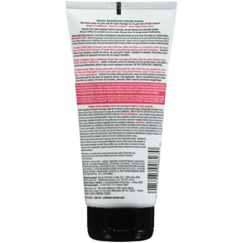 Softsheen-Carson Magic Shave Hair Removal Cream for Men, Extra Strength Depilatory Cream, 6 oz