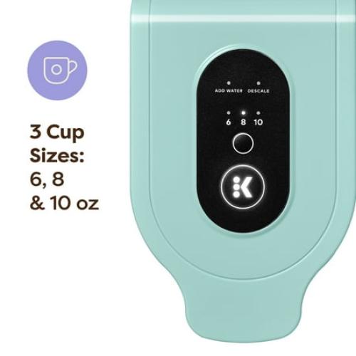 Keurig K-Express Essentials Seafoam Green Single-Serve K-Cup Pod Coffee Maker