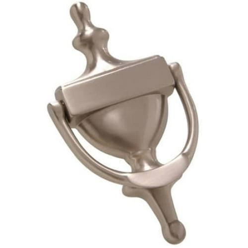Hillman Hardware Essentials 852724 Satin Nickel Door Knocker, Durable 7 Inch, 9 oz