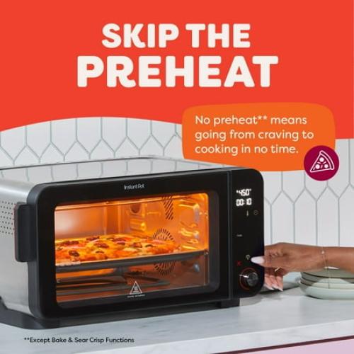 Instant Pot® InstantHeat™ 6-Slice Air Fryer Toaster Oven, Stainless Steel