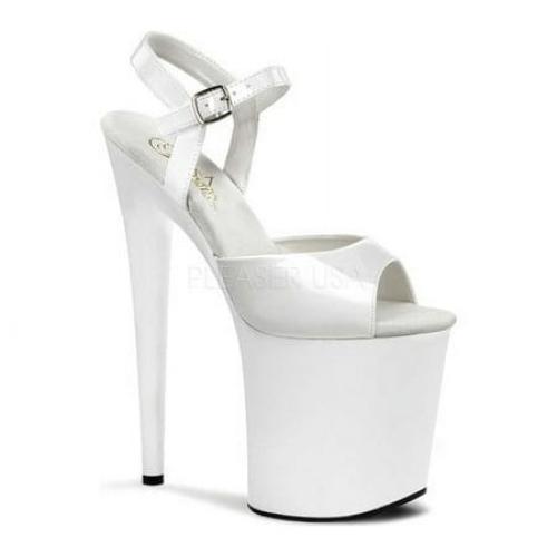 Women's Pleaser Flamingo 809 Ankle Strap Platform Sandal size 6