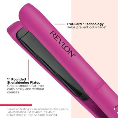 Revlon Easy Heat 1 Precision Flat Iron, Pink