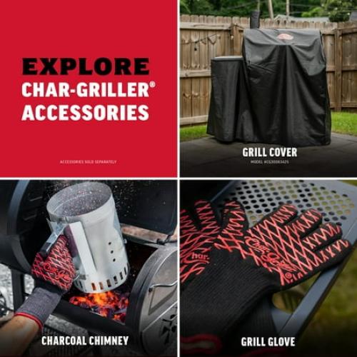 Char-Griller® Barrel Pro™ Charcoal Barrel Grill