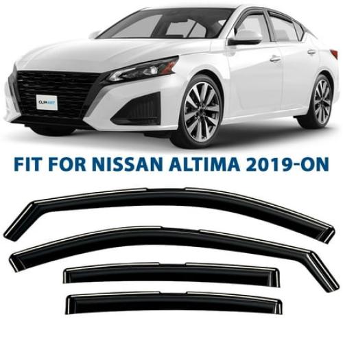 CLIM ART in-Channel Incredibly Durable Rain Guards for Nissan Altima 2019-2026, Original Window Deflectors, Vent Window Visors, Vent Deflector, 4 pcs. - 622316