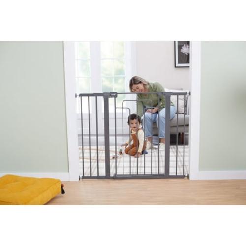 Safety 1ˢᵗ Contemporary Tall-and-Wide Gate, Grey