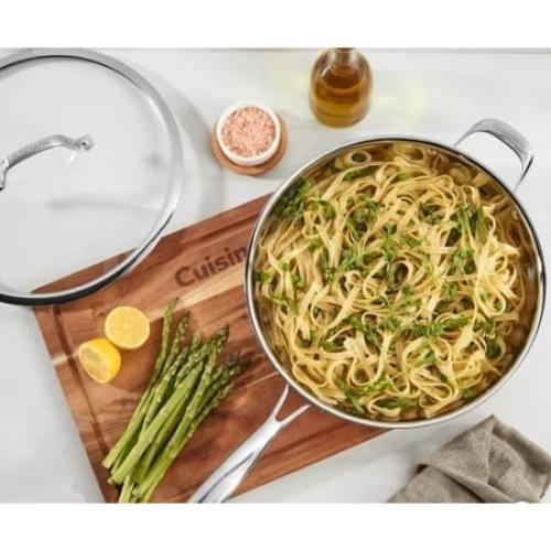 Cuisinart Tri-Ply Clad Stainless Steel 3-Piece Skillet Set, with Heat Surround™