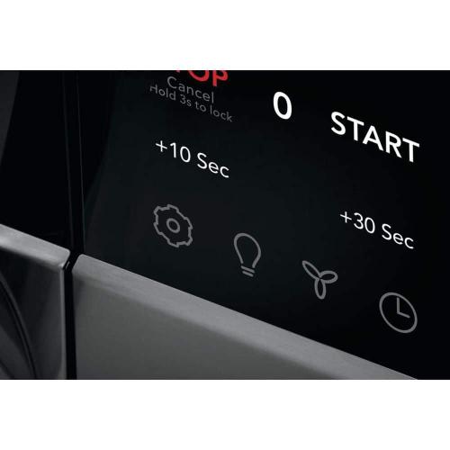 30 in. 1.8 cu. ft. Over the Range Microwave in Black Stainless Steel
