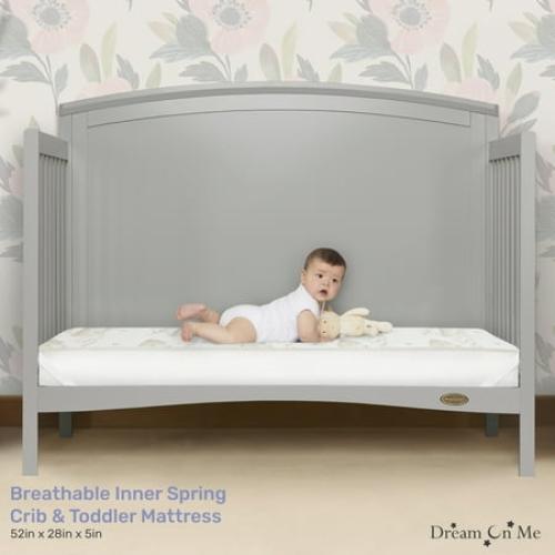 Dream on Me Twilight 5 80 Coil 2-In-1 Crib & Toddler Innerspring Mattress