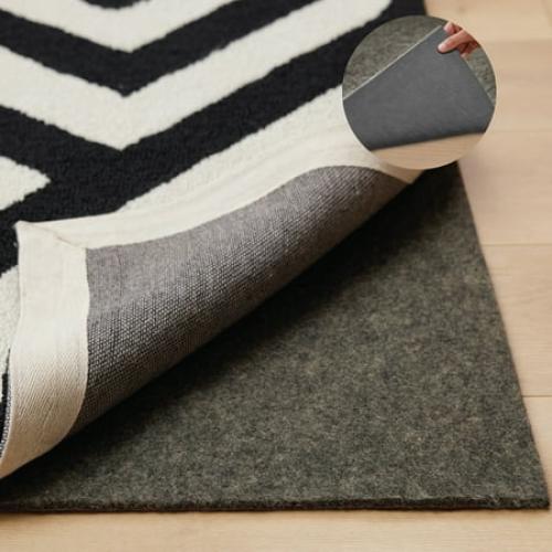 GORILLA GRIP Felt Rug Gripper Rug Pad 1/8” Thick 2x3 FT Protective Pads for Under Rugs