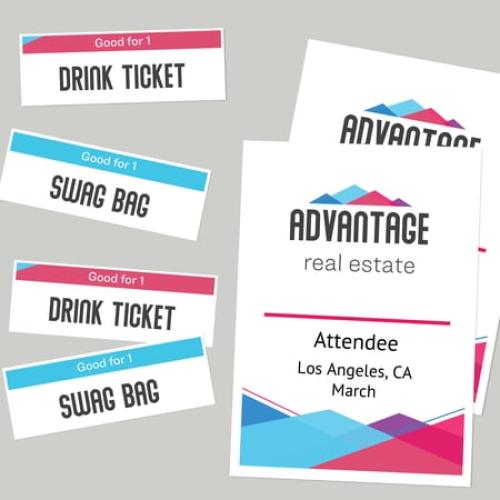 Size 6x 4.25 Avery Name Badge and Ticket Inserts, 6 x 4.25, 100 Inserts (8522)
