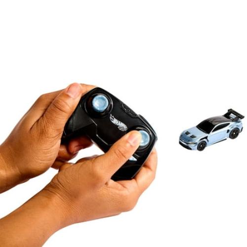 Hot Wheels RC 1:64 Scale Ford Mustang GTD, Battery-Powered Remote-Control Toy Car