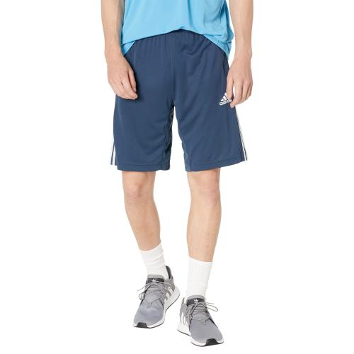 adidas Men's Designed 2 Move 3-Stripes Primeblue Shorts Crew Navy/White XX-Large