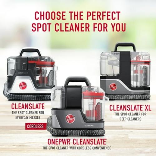 Hoover CleanSlate Portable Carpet and Upholstery Pet Spot Cleaner, FH14010, 1 Count, New