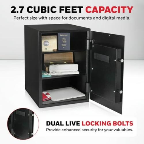 Honeywell Safes, 2.73 Cu ft, Large Steel Security Safe with Digital Dial, 5207