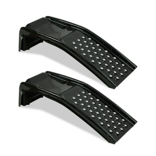 Rockland 8000 LBS Solid Steel Auto Ramp Set Heavy Duty Car Light Truck Repairs (Pack of 2) 10102092