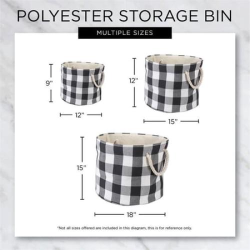 Contemporary Home Living 15 Pink and White Decorative Round Medium Lattice Paw Pet Storage Bin