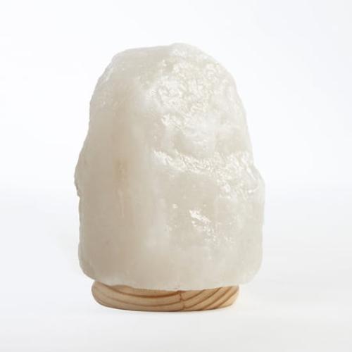 Himalayan Shop LED Color Changing Salt Lamp with USB Cord, White