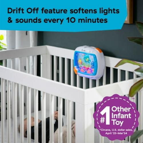 Baby Einstein Sea Dreams Soother Baby Sleep Sound Machine with Remote, Multicolor, Infants Ages 0 months