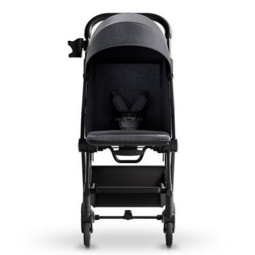 Mompush Lithe V2 Lightweight Stroller   Snack Tray, Ultra-Compact Fold & Airplane Ready Travel Stroller, Near Flat Recline Seat, Cup Holder, Raincover & Travelbag Included