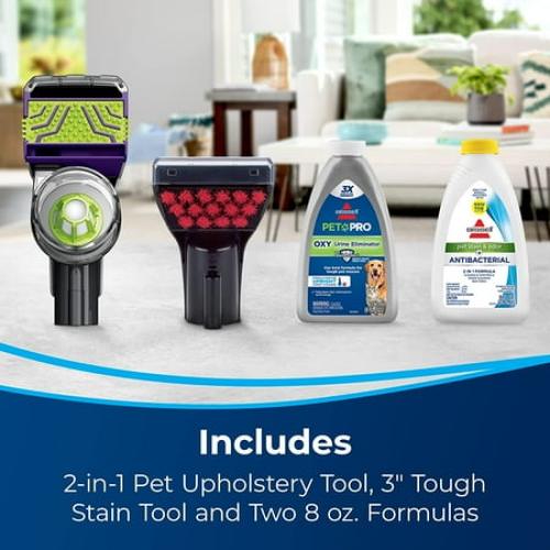 BISSELL ProHeat 2X Revolution Pet Pro Plus Upright Deep Cleaner 3588F