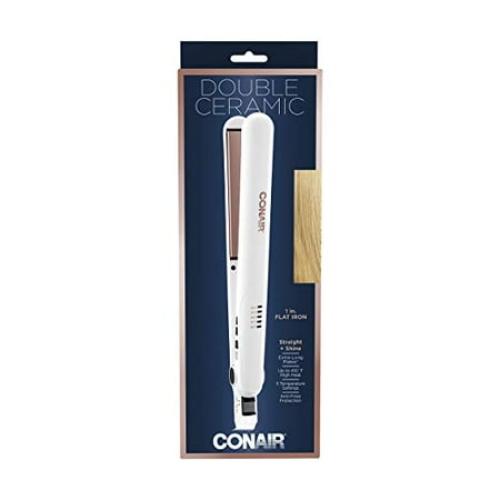 Conair Double Ceramic 1 Flat Iron, Rose Gold