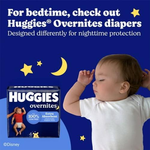 Huggies Snug & Dry Baby Diapers, Size 1 (8-14 lbs), 128 Count (Select for More)