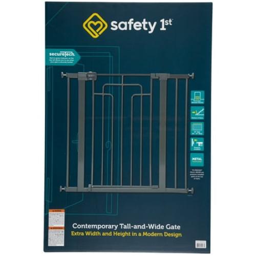 Safety 1ˢᵗ Contemporary Tall-and-Wide Gate, Grey